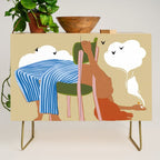 Smoking Up And Making Clouds Credenza Gallery Image 1