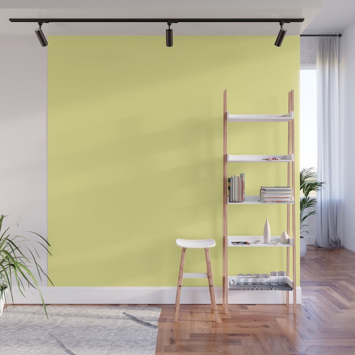 Simply Pastel Yellow Wall Mural Gallery Image 1