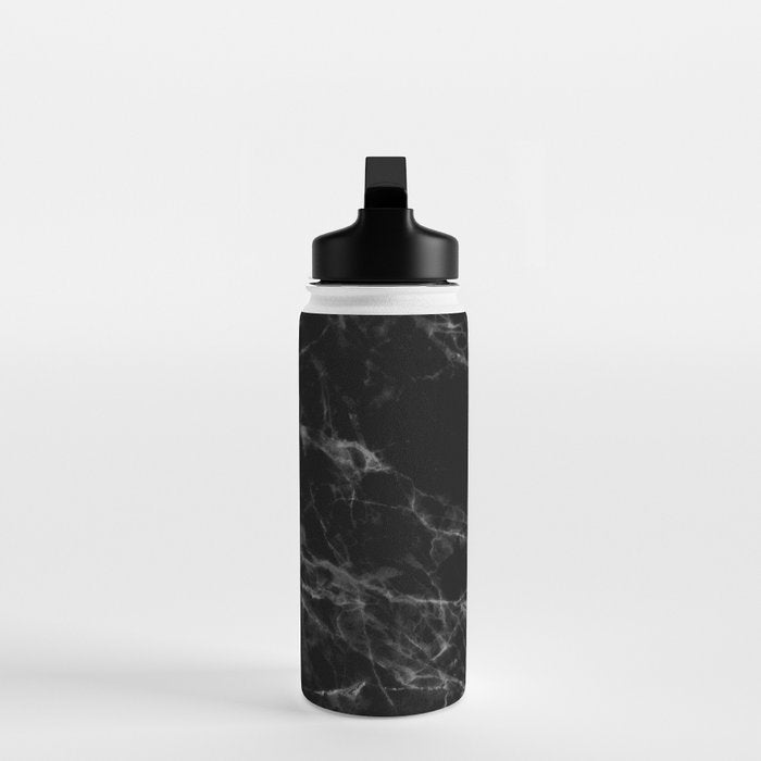Black Marble Water Bottle Gallery Image 3
