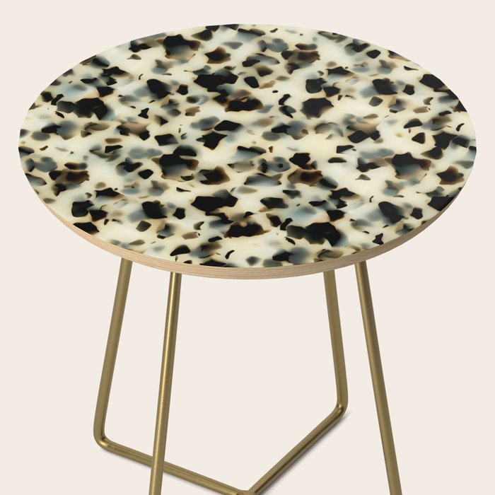 Ivory Acetate Tortoise Shell Side Table Gallery Image 2