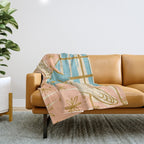 Portrait of a Woman Reading - Quiet Time 1 Throw Blanket Gallery Image 1