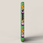 Retro dog cartoon character pattern iPhone Case Gallery Image 2