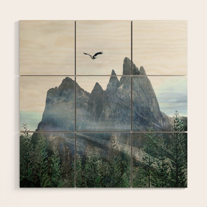 Mountains 13 Wood Wall Art Gallery Image 1
