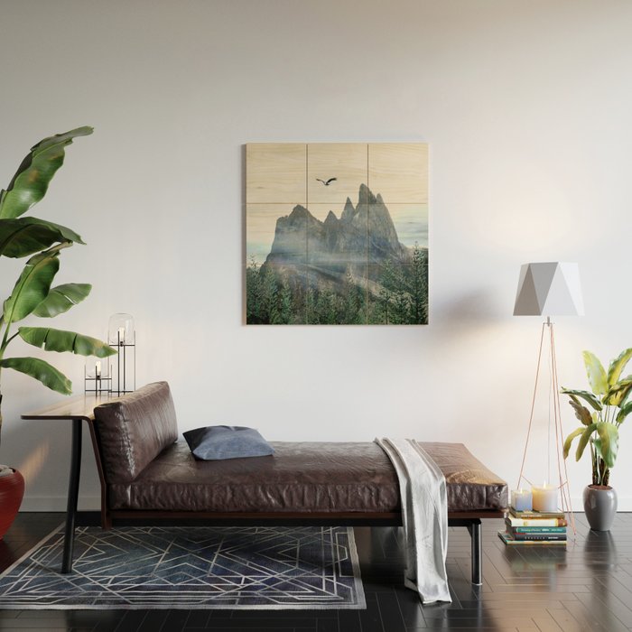 Mountains 13 Wood Wall Art Gallery Image 2