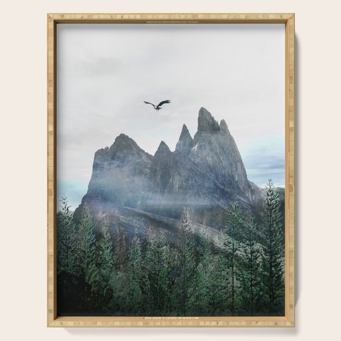 Mountains 13 Serving Tray Gallery Image 1
