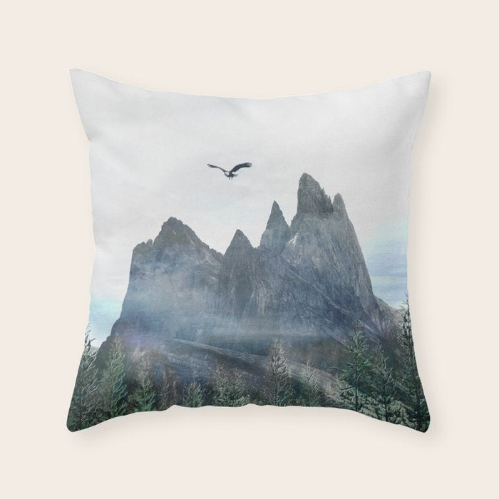 Mountains 13 Throw Pillow Gallery Image 6