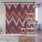 Zigzag Wall Mural Gallery Image 1
