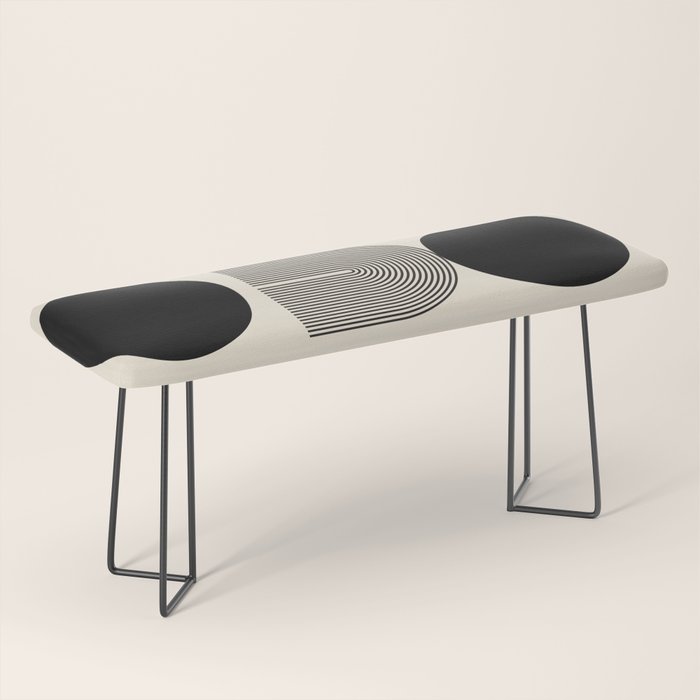 Abstraction_BLACK_DOT_LINE_ART_Minimalism_003C Bench Gallery Image 1