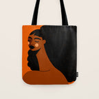 Portrait of Silent Strength Tote Bag Gallery Image 1