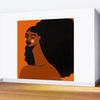Portrait of Silent Strength Wall Mural Gallery Image 2
