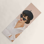 Glass of wine Yoga Mat Gallery Image 1