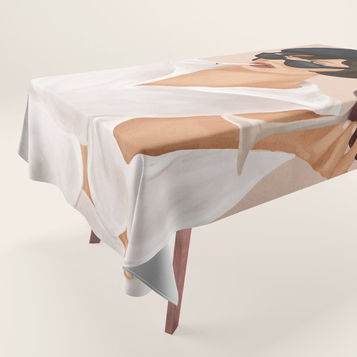 Glass of wine Tablecloth Gallery Image 1
