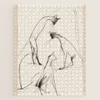 Modern Cat Sketch Jigsaw Puzzle Gallery Image 1