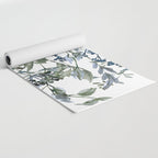 Watercolor Leaves Floral Prints Yoga Mat Gallery Image 2