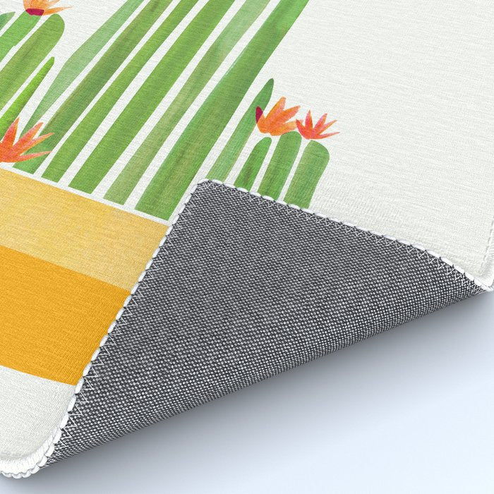 Golden Summer Cactus Rug Gallery Image 4