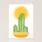 Golden Summer Cactus Stationery Card Gallery Image 2