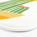 Golden Summer Cactus Bath Mat Gallery Image 3