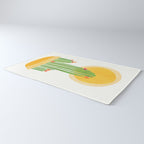 Golden Summer Cactus Rug Gallery Image 3