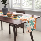 Joyful Flowers - earthy Table Runner Gallery Image 2