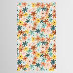 Joyful Flowers - earthy Tablecloth Gallery Image 2