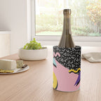 Memphis Pattern 23 - 80s Retro - Pastel Colors Wine Chiller Gallery Image 4