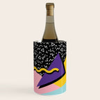 Memphis Pattern 23 - 80s Retro - Pastel Colors Wine Chiller Gallery Image 3