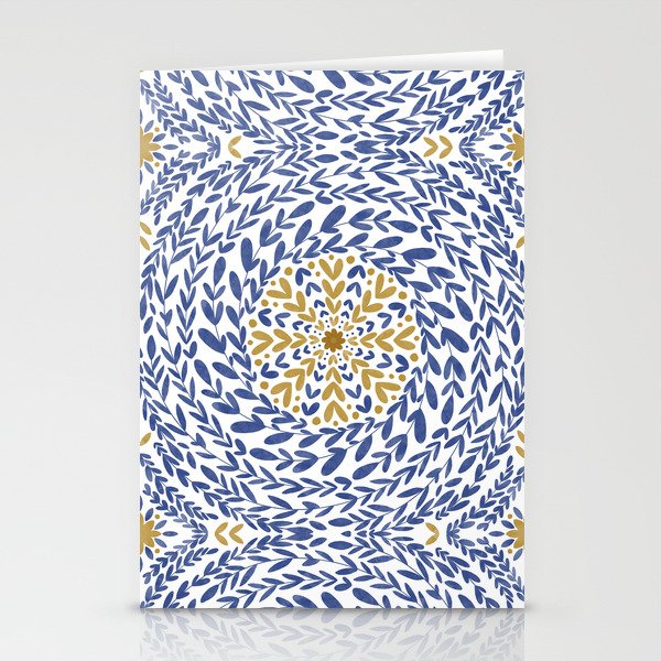 Intricate modern nature tile B Stationery Card Gallery Image 2