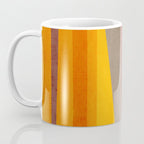 Orange Blue Yellow Beige Modern MCM Art Coffee Mug Gallery Image 3