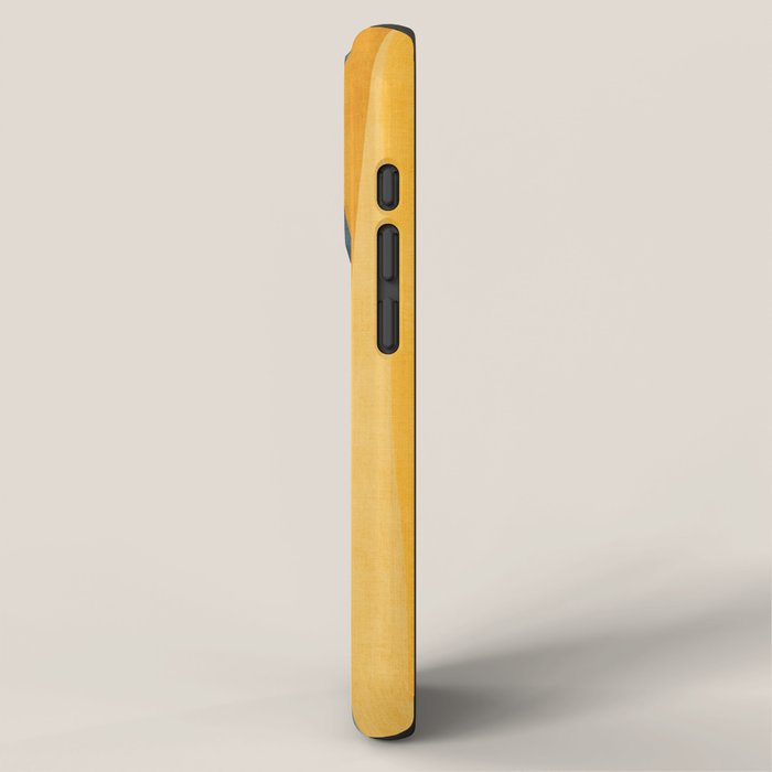 Orange Blue Yellow Beige Modern MCM Art iPhone Case Gallery Image 2