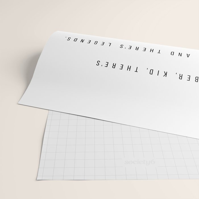 Remember, Kid, There's Heroes and There's Legends. Heroes Get Remembered... -The Sandlot Wrapping Paper Gallery Image 2