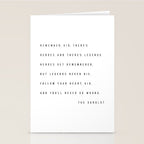 Remember, Kid, There's Heroes and There's Legends. Heroes Get Remembered... -The Sandlot Stationery Card Gallery Image 2