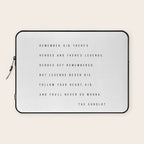 Remember, Kid, There's Heroes and There's Legends. Heroes Get Remembered... -The Sandlot Laptop Sleeve Gallery Image 1