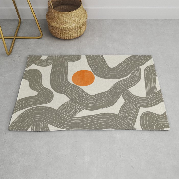 Sun among trees Rug Gallery Image 1