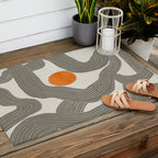Sun among trees Outdoor Rug Gallery Image 2