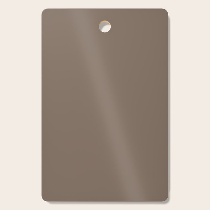 Truffle Brown Solid Color Cutting Board Gallery Image 1