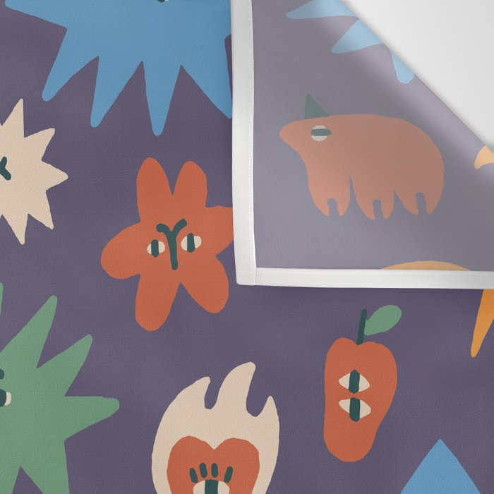 Funky faces Wall Tapestry Gallery Image 3