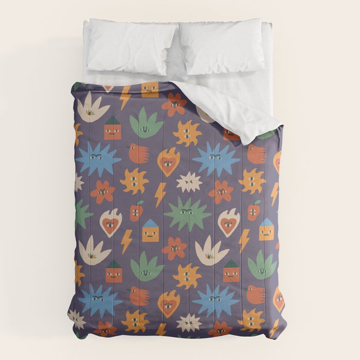 Funky faces Comforter Gallery Image 6