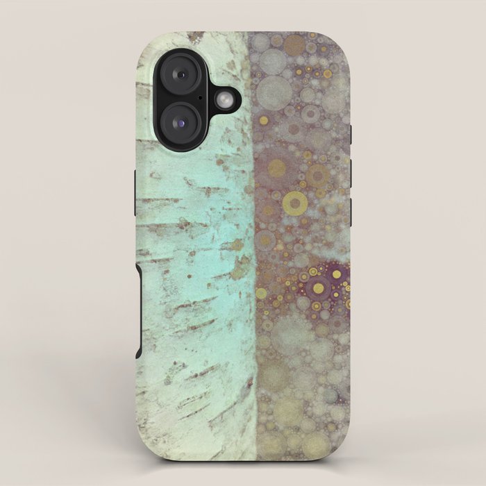 Autumn Birch Tree Abstract iPhone Case Gallery Image 1