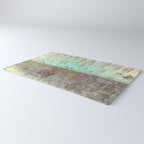 Autumn Birch Tree Abstract Rug Gallery Image 3