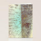Autumn Birch Tree Abstract Stationery Card Gallery Image 2