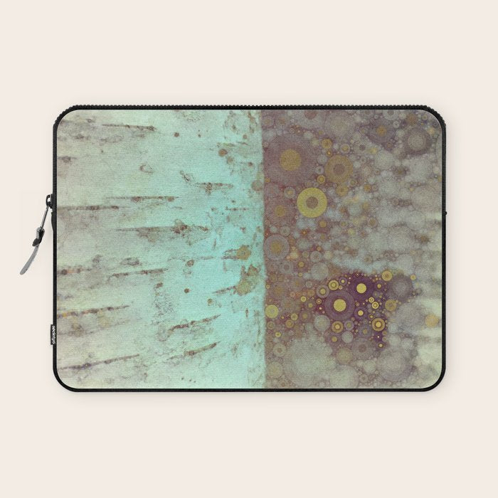 Autumn Birch Tree Abstract Laptop Sleeve Gallery Image 1