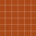 Windowpane Check Grid (white/burnt orange) Coffee Mug Gallery Image 2