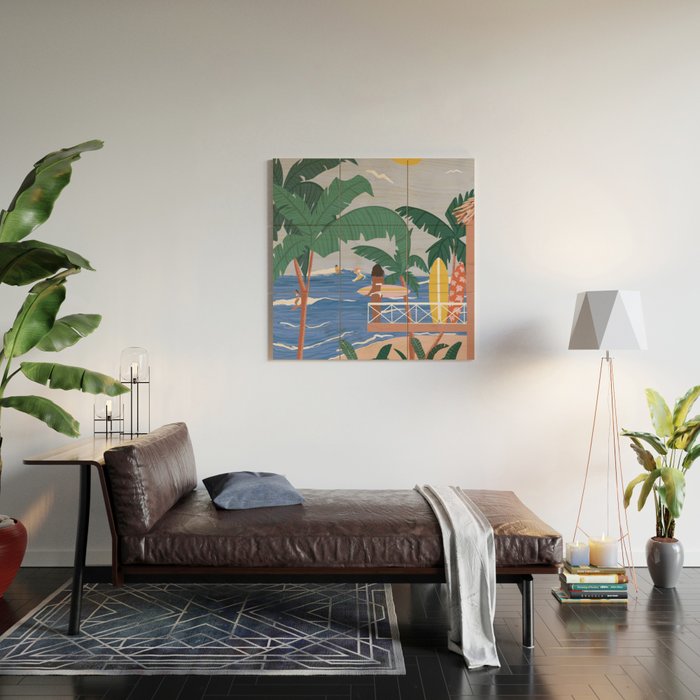 Beach House Wood Wall Art Gallery Image 2