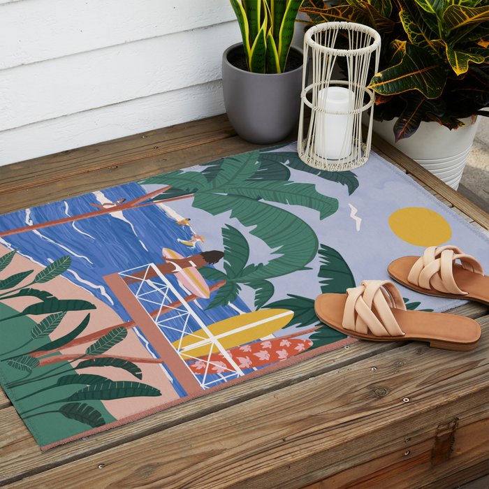 Beach House Outdoor Rug Gallery Image 2