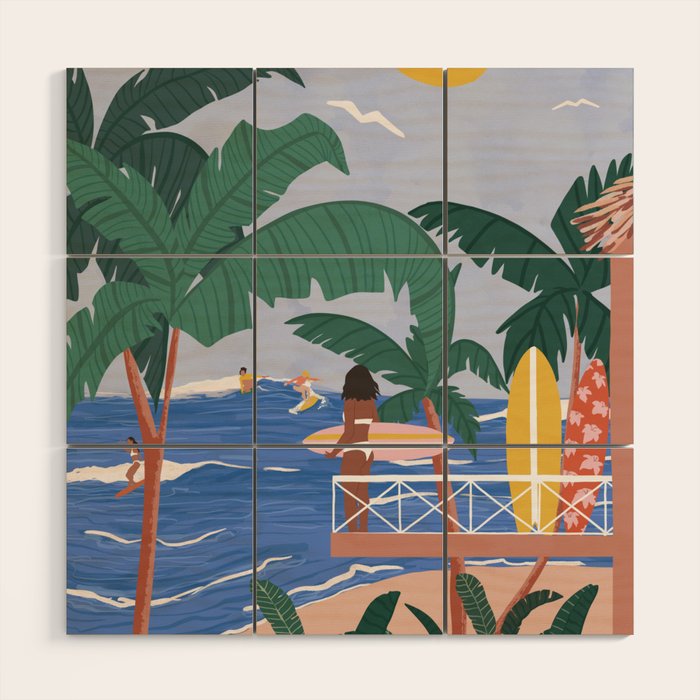 Beach House Wood Wall Art Gallery Image 1