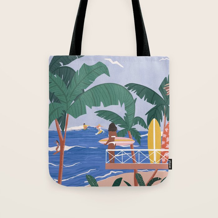 Beach House Tote Bag Gallery Image 1