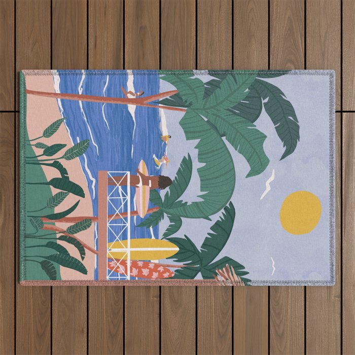 Beach House Outdoor Rug Gallery Image 1