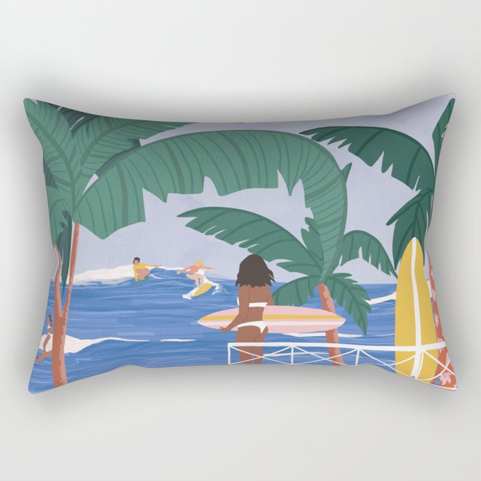 Beach House Rectangular Pillow Gallery Image 1