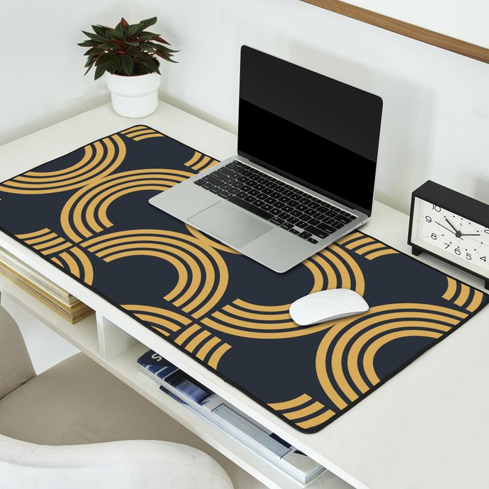 Deco Geometric 01 Desk Mat Gallery Image 2