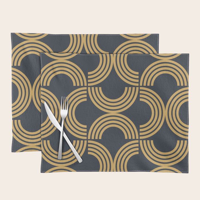 Deco Geometric 01 Placemat Gallery Image 1
